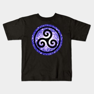 Celtic Celestial Triple Spiral Kids T-Shirt